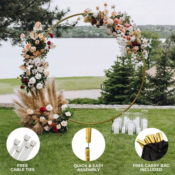 Monstershop Wedding Moongate 200cm - Gold