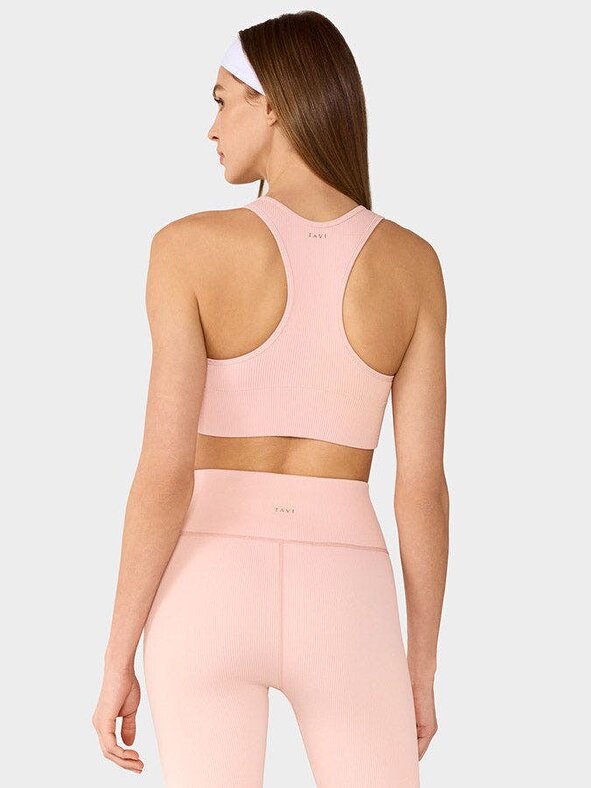 Tavi Seamless Racerback Rib Sports Bra