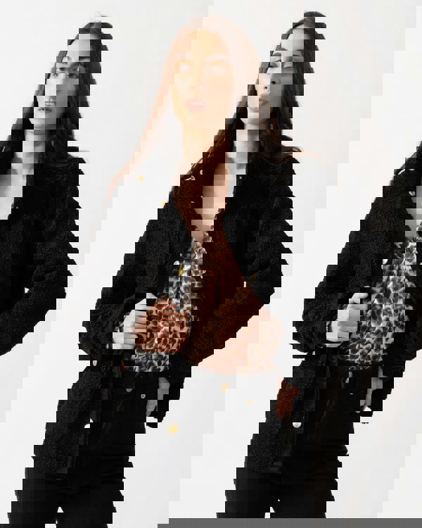 Samsoe & Samsoe Women's Hamill Leopard Print Blouse