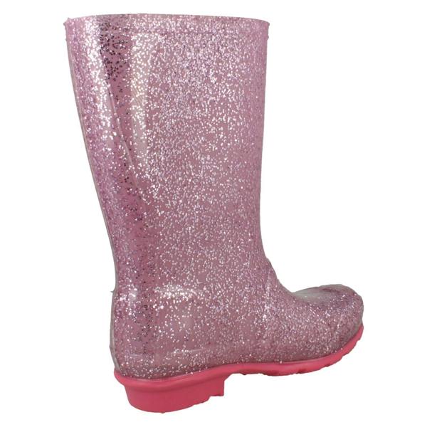 Pineapple Girls Pineapple Wellington Boots With Glitter Detailing X1275