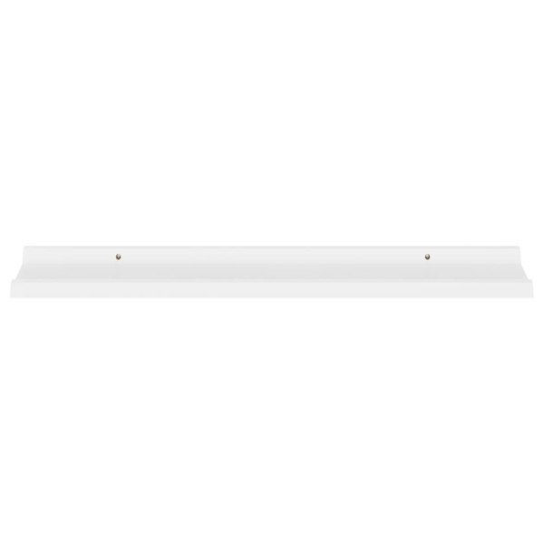 Berkfield Wall Shelves 4 pcs White 80x9x3 cm
