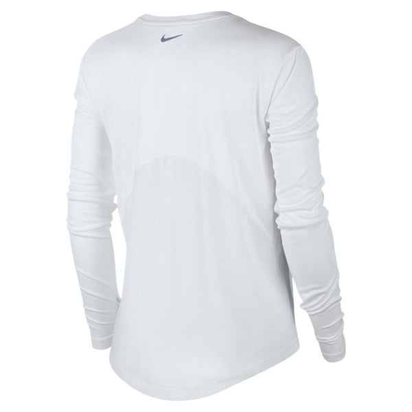 NIKE AJ8128 100 WHITE L/S TEE WOMENS M