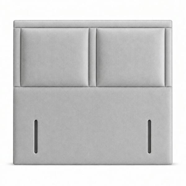 Great British Beds Tia Headboard - Silver Plush