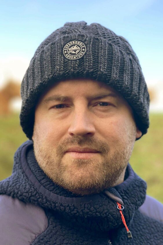 SuperBobble Fisherman's Charcoal Beanie Hat