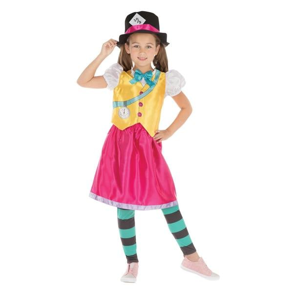 Bristol Novelty Childrens/Girls Mad Hatter Girl Costume - Multicoloured - 