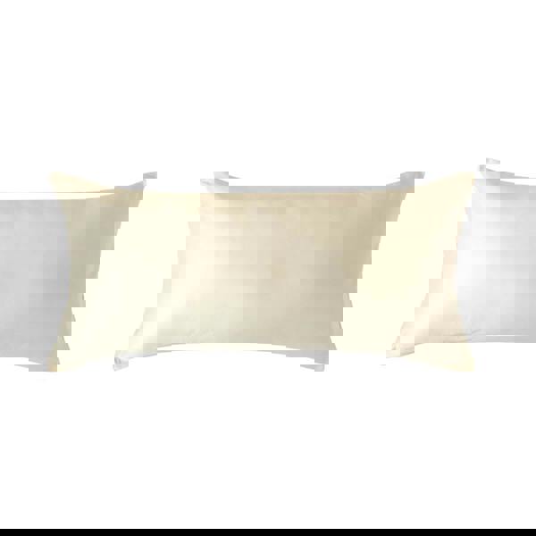 HOMESCAPES Organic 400 TC Egyptian Cotton Sateen Pillowcase, European Size