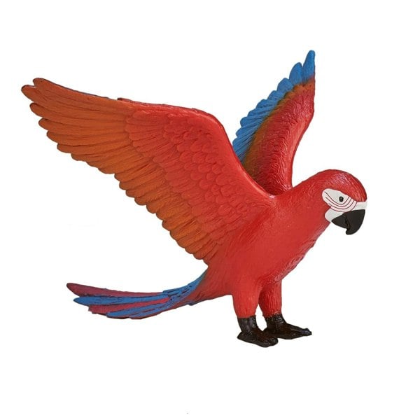 Mojo Fun Parrot Bird Toy Figure 9.5 cm Length Approx - 387263