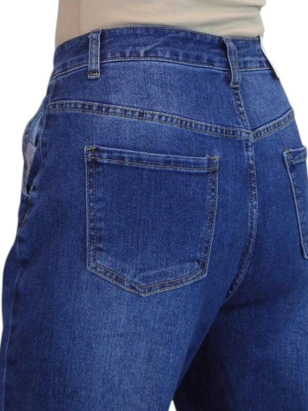 Paulo Due Women's High Waist Balloon Barrel Leg Stretch Denim Jeans