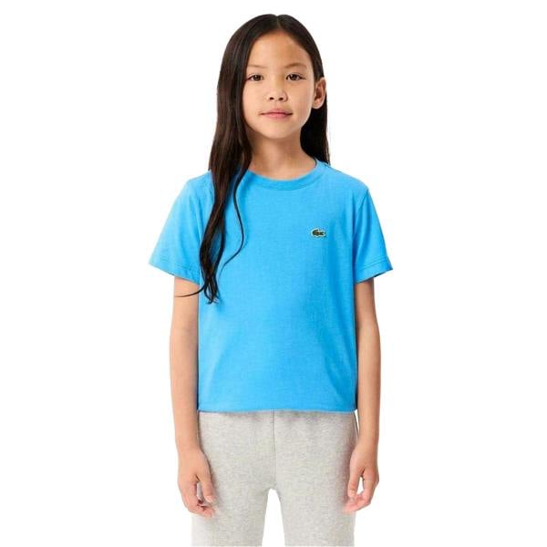 Lacoste Childrens/Kids Basic Embroidered Regular T-Shirt - Blue - 