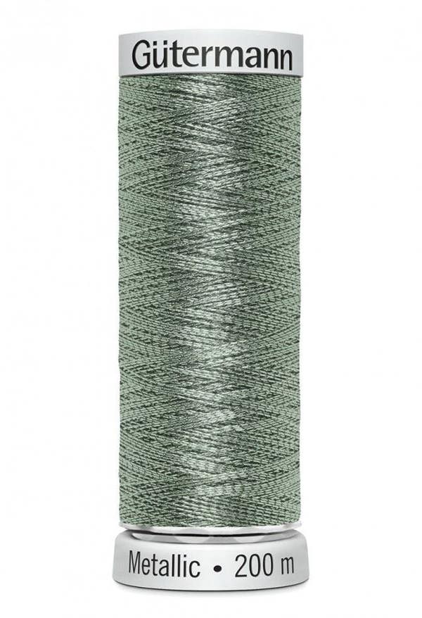 Gutermann Sulky Metallic Embroidery Thread 200m Polyamide, Polyester Thread Suitable For Embroidery