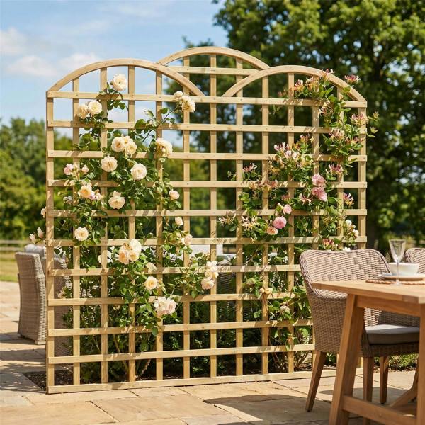 4 pack trellis triple dome square [w.6ft x h.4ft] 1