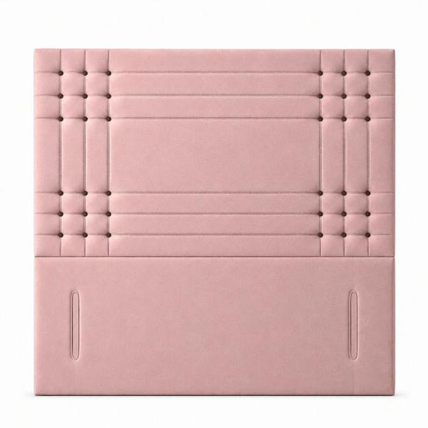 Great British Beds Savoy Headboard - Pink Plush