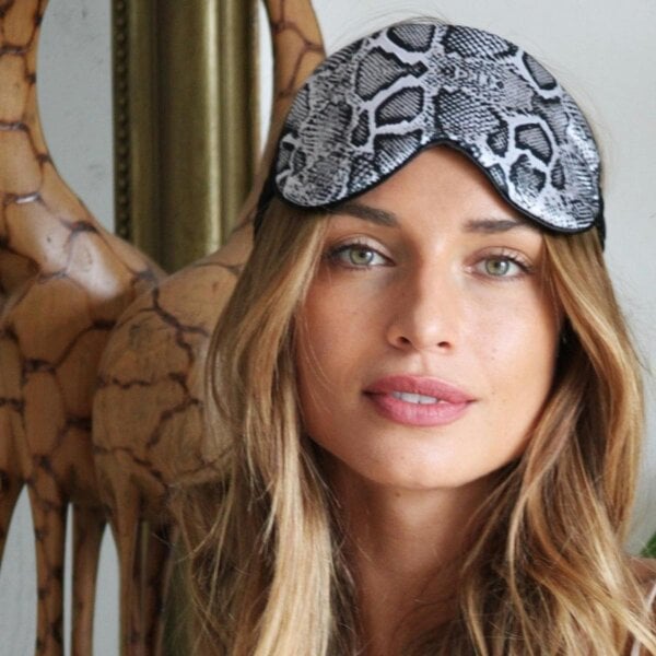 SMUG Satin Sleep Mask - Snake Print