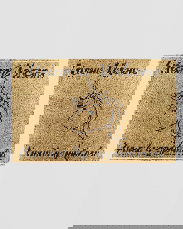 Unicorns Welcome, Humans By Appointment Doormat