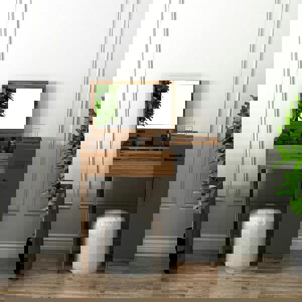 Destina Home Agnes Freestanding Makeup Vanity Table with Mirror