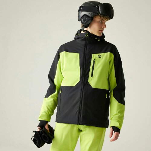 Dare 2B Mens Eagle IV Ski Jacket - Black/Wild Lime