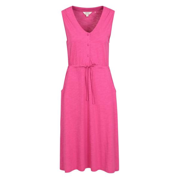 Mountain Warehouse Womens/Ladies Bahamas Floral Sleeveless Dress - Bright Pink - 