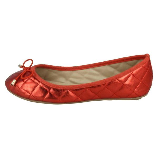 Spot On Girls Spot On Flat Quilted Ballerinas