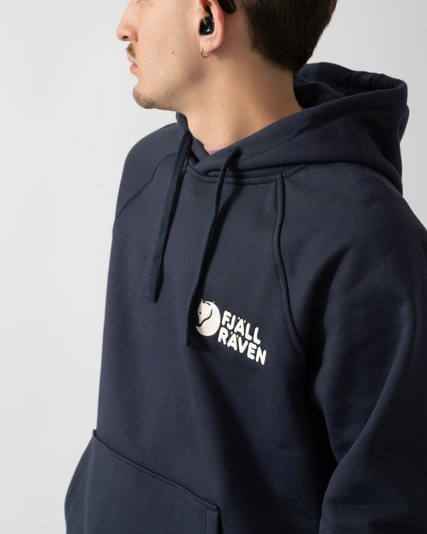 Fjallraven Classic Mens Hoodie - Dark Navy 555