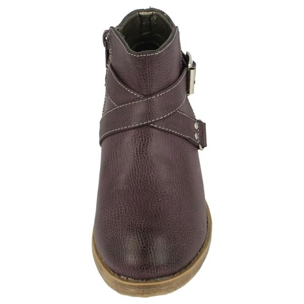 Spot On Girls Spot On Buckle Strap Ankle Boots