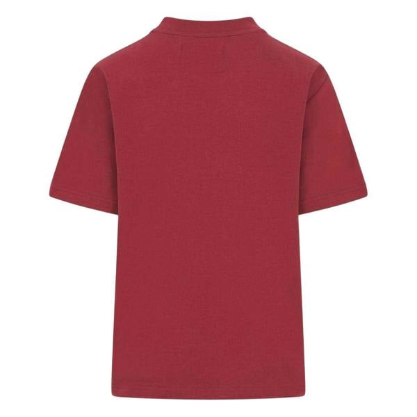 Blank Essentials Womens/Ladies Logo Oversized Boyfriend T-Shirt - Burgundy - 
