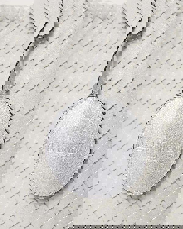 Reversible Braided Shopper in Moonstruck Silver 030710 - reverse colour tag