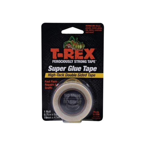 Shurtape T-rex Double-sided Superglue Tape 19mm X 4.5m - Multi Colour - 