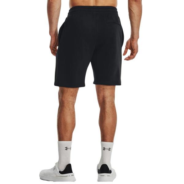 Under Armour Mens Rival Fleece Shorts - Black - 
