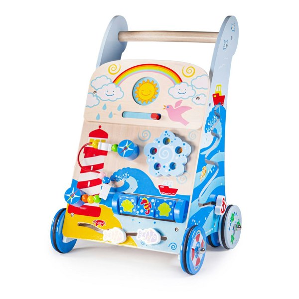 Bigjigs Toys Wooden Marine Activity Walker