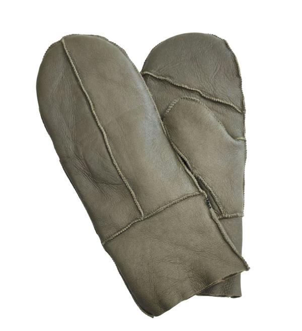 Infinity Leather Womens Genuine Real Sheepskin Leather Mittens Warm Gloves