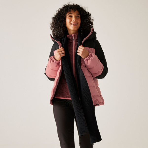 Regatta Womens Aldthorn Quilted Jacket - Dusty Rose/Black
