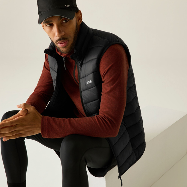 Regatta Mens Marizion Quilted Gilet - Black