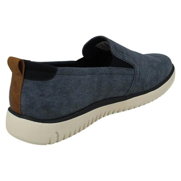 Hush Puppies Mens Hush Puppies Lightweight Canvas Shoes Danny Slip On