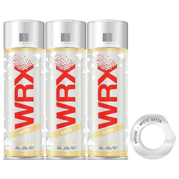 WRX 3X WRX Satin White Spray Paint 400ml