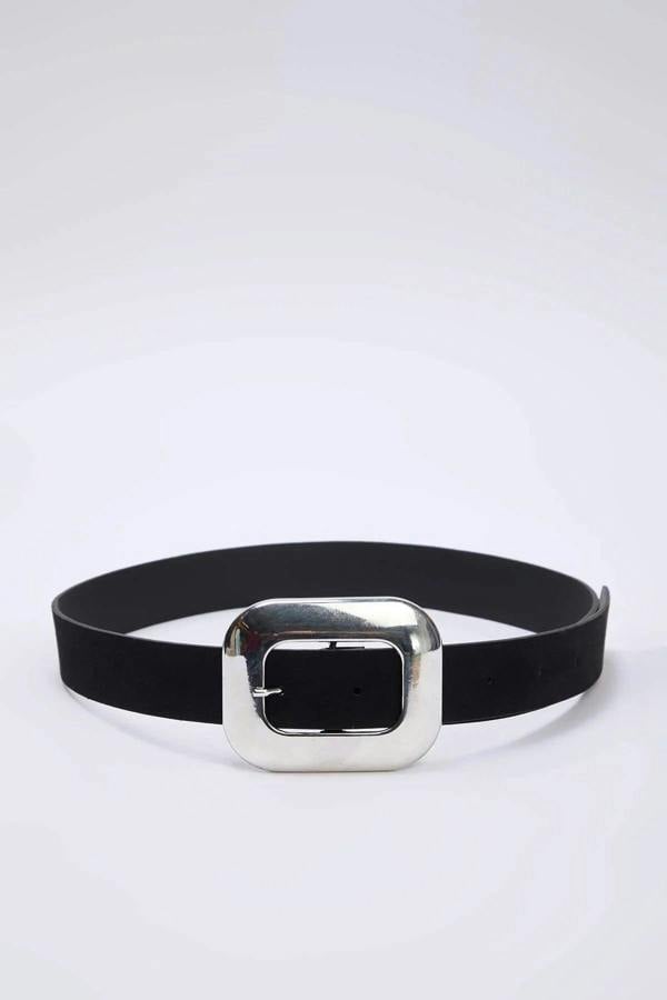 WOVCOR Women's Belt with Square Buckle