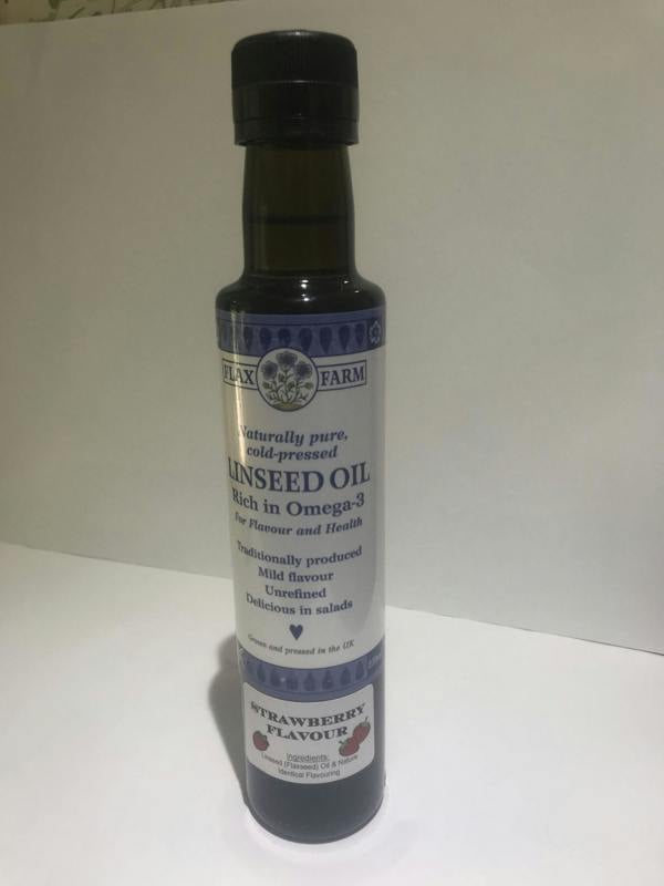 Strawberry flavoured Flaxseed oil 250ml