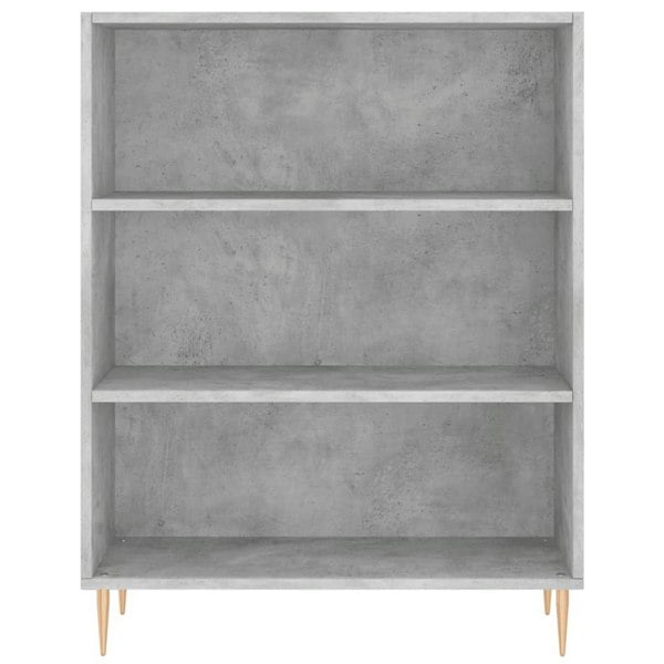 Berkfield Highboard Concrete Grey 69.5x34x180 cm Engineered Wood