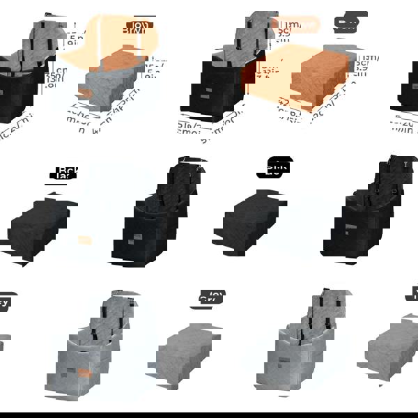 Skylos Pet Booster Dog Car Seat Safe Travel Carrier Bed Basket Puppy Washable