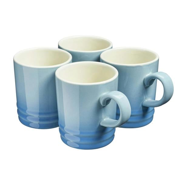 Cooks Professional 4 Piece Mug Set | 350ml | Blue