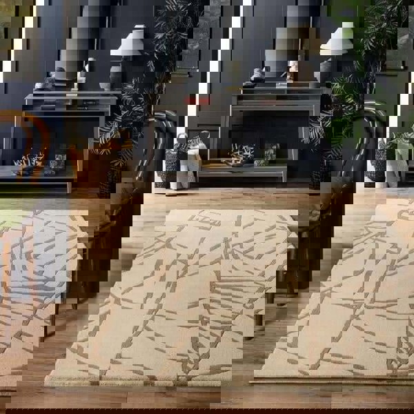 The Rugs Kintsugi Striped Wool Rug | Elegant Abstract Design