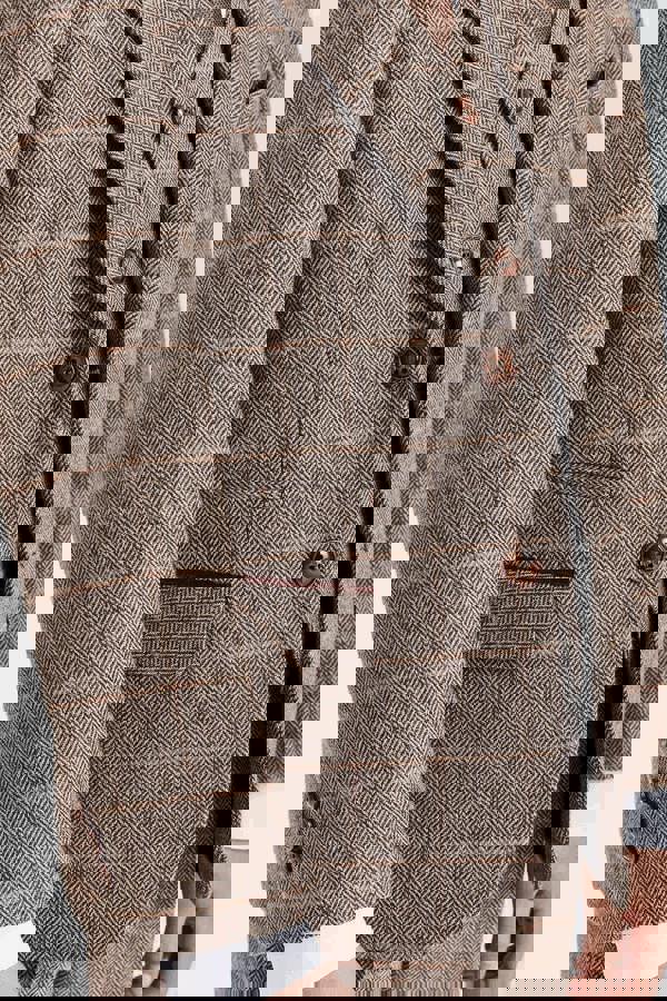 Paul Andrew Harris - Boys Brown 3 Piece Wool Blend Tweed Suit