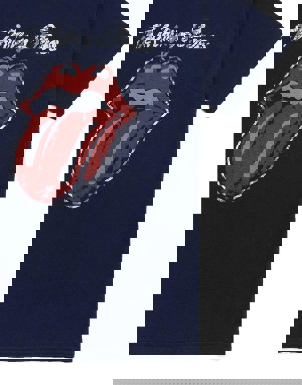 The Rolling Stones Mens Blue Short Sleeved T-Shirt