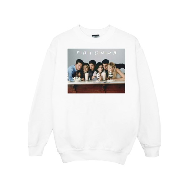 Friends Girls Group Photo Milkshakes Sweatshirt - White