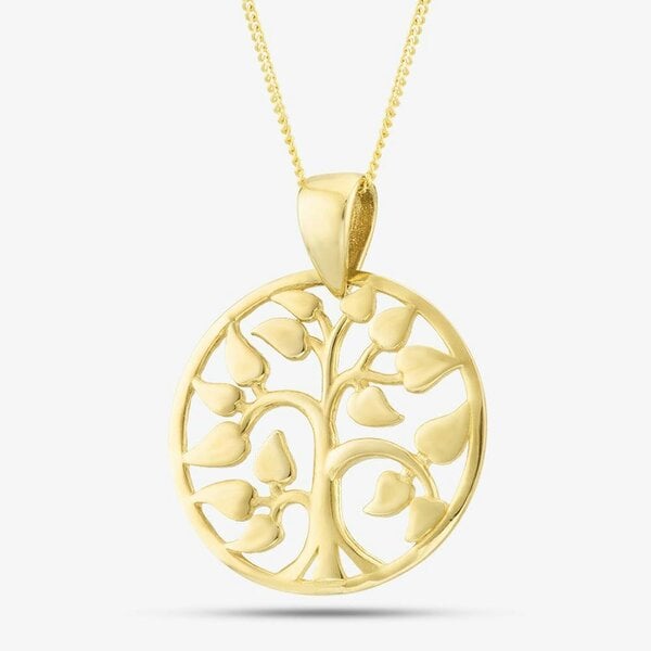 T. H. Baker 9ct Gold Tree Of Life Pendant GP2111 GN202