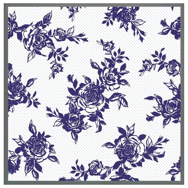 Benjamin Tate Design Roses print on polka dots (Picutre Frame)