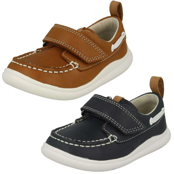 Clarks Boys Clarks Casual Boat Style Shoe Cloud Snap