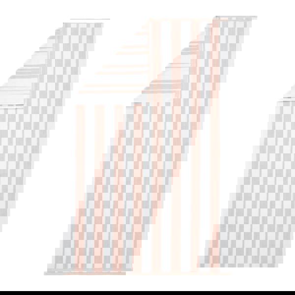 Bianca Reversible Stripe Cotton Jacquard Towel Blush Pink