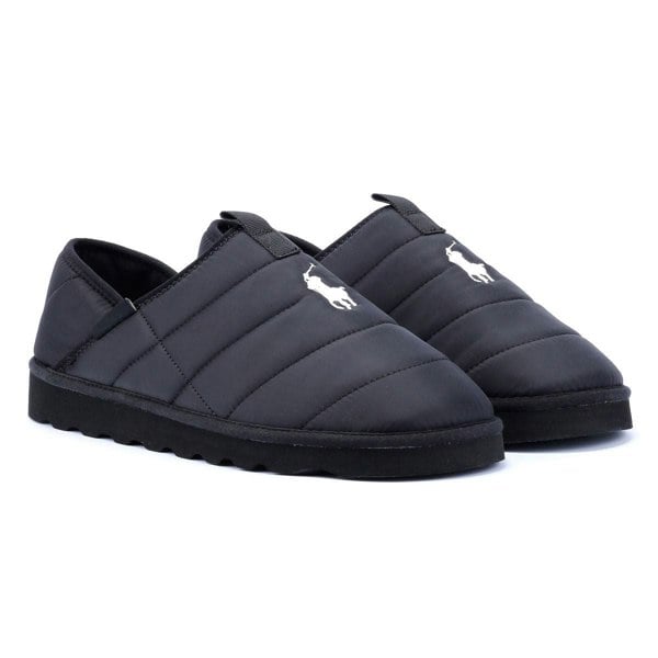 Ralph Lauren Men's Everett Slippers - Black/White