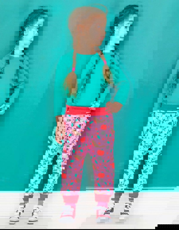 Organic Robin Print Yoga Pants - Toby Tiger UK Retail