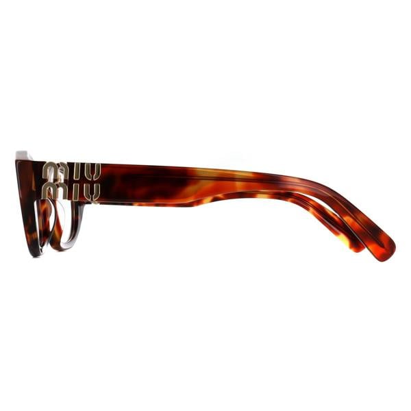 Miu Miu Glasses Frames MU03WV 21C1O1 Havana Mahogany Women